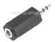 Adaptor jack stereo 2.5mm - 3.5mm, pentru casti, audio, sunet, microfon