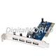 Placa PCI - USB 2.0, 5 porturi, VIA VT6212L