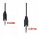 Cablu audio-video jack 3.5mm-2.5mm