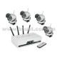 KIT supraveghere wireless, receptor + 4 camere cu transmisie simultana, BST-S15C06