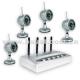 KIT supraveghere wireless cu recorder DVR si 4 camere cu transmisie simultana, S802A4