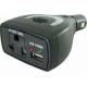 Invertor auto 12V-220V 75W, pentru Laptop, TV, etc.