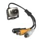 Camera supraveghere miniatura cu microfon si LED-uri infrarosu, night vision spy