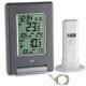 Termometru interior/exterior, cu senzor wireless + senzor pe fir si ceas atomic, Easy Go, gama PREMIUM, producator TFA Germania