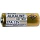 Baterie alcalina 12V model 27A (echivalente: G27A / MN27 / GP27A / A27 / L828 / EL812 / EL-812 / CA22 / B-1 / SNN4176A / ALK27A / A27BP / K27A / V27GA / VA27GA / VR27 / MN27 / MS27 / R27A)