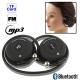 Casti pliante bluetooth cu MP3 player, radio FM, microfon si slot Micro-SD 