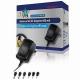 Alimentator multiplu universal stabilizat, reglabil 3 - 4.5 - 5 - 6 - 7.5 - 9 - 12V 600mA