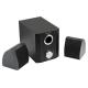 Boxe audio 2.1 cu subwoofer lemn, intrare USB si audio, model NGS Tornado
