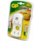 Incarcator GP PowerBank S360 pentru AA R6 si AAA R3 + 2 acumulatoare NiMh 2100mAh