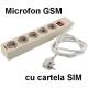 Prelungitor cu microfon spion GSM cu functie call-back, poate fi folosit pentru supraveghere audio continua