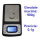 Cantar electronic precizie 0.1g, maxim 500g, 0.5kg